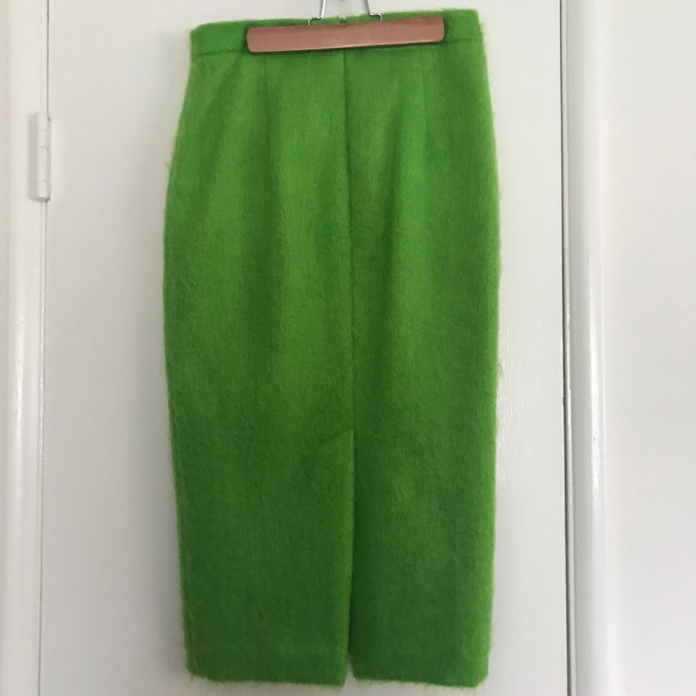 A.L.C. Vibrant Green Pencil Skirt